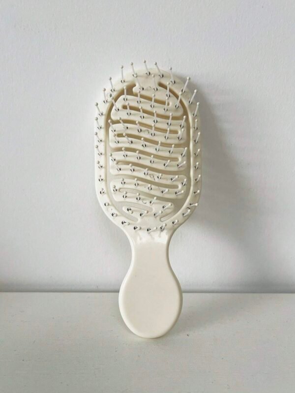 Mini peigne portable blanc – Image 3