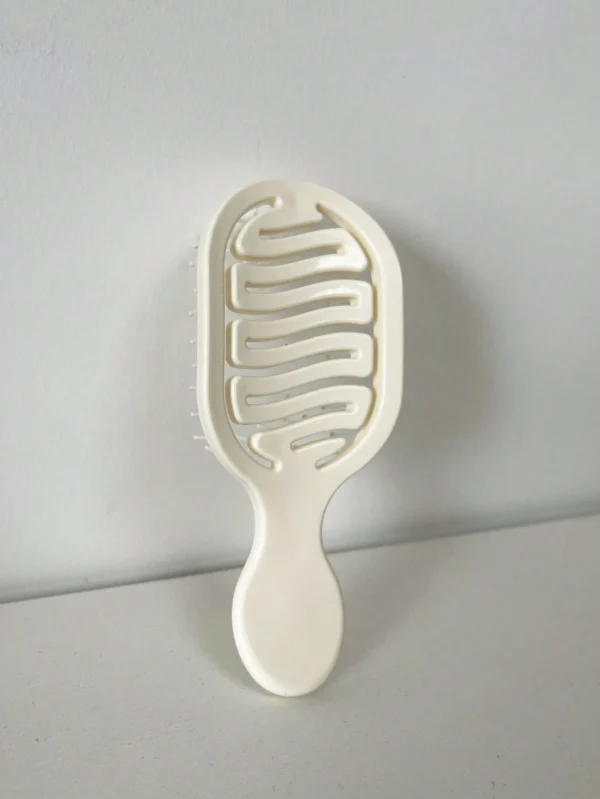 Mini peigne portable blanc – Image 2