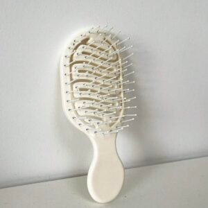 Mini peigne portable blanc