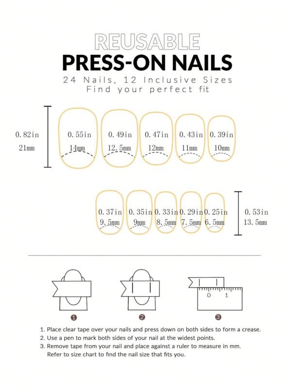 24 pcs ongles amande caméléon – Image 4