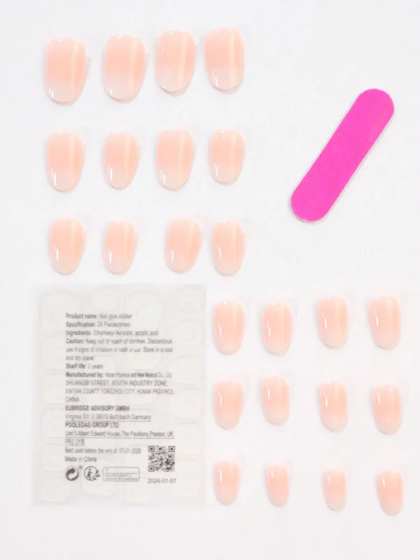 24 pcs ongles amande caméléon – Image 3