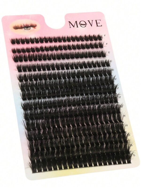 280 pcs cils grappes 80D-60D – Image 9