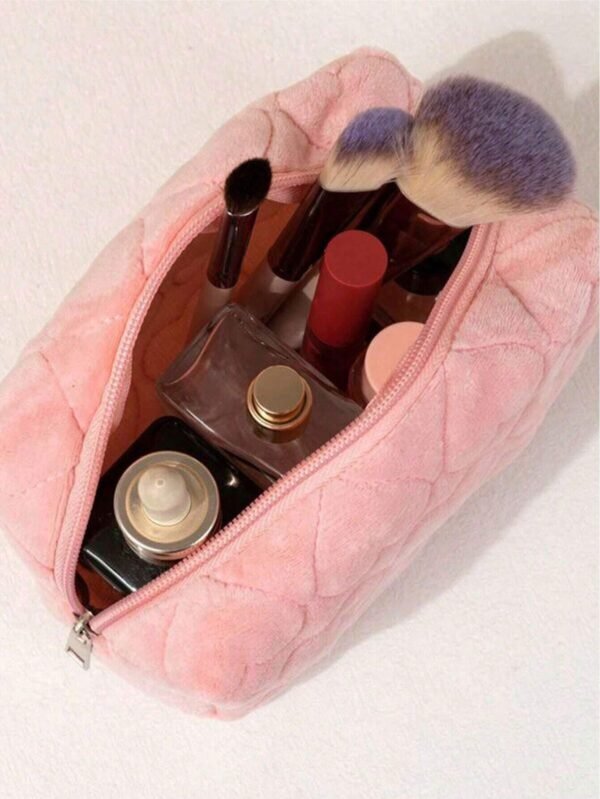 1 pcs sac maquillage cœur macaron – Image 5