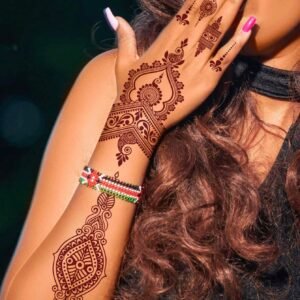 1 pc tatouage dentelle rouge
