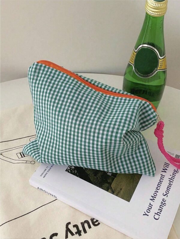 1 pc sac maquillage zippé coloré – Image 7