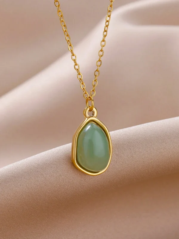 1 Collier Pierre Verte – Image 7