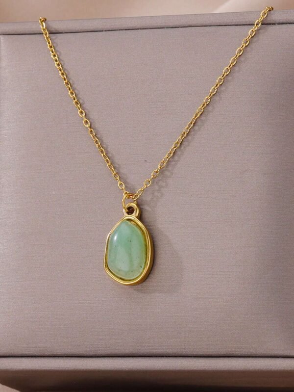 1 Collier Pierre Verte – Image 9
