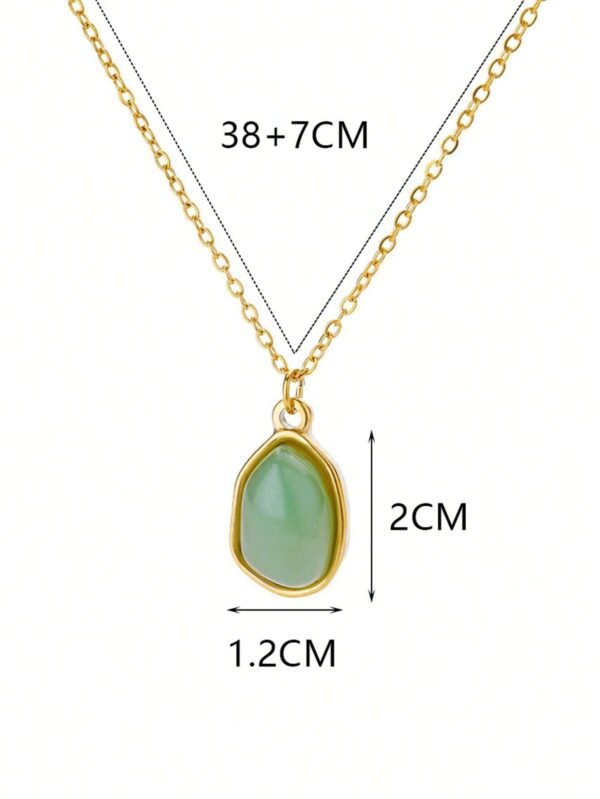 1 Collier Pierre Verte – Image 16