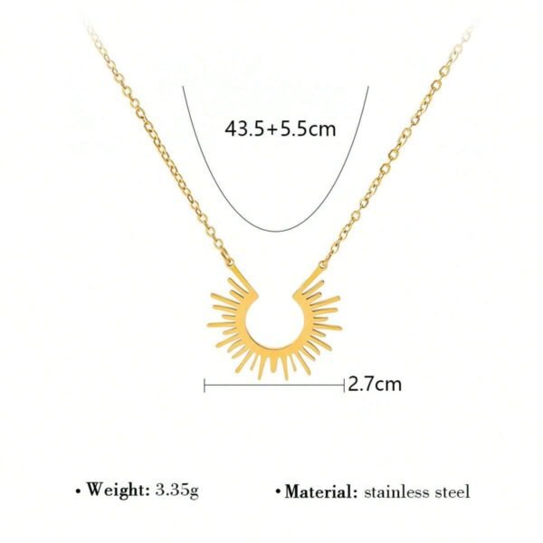 Collier Soleil Découpé – Image 8