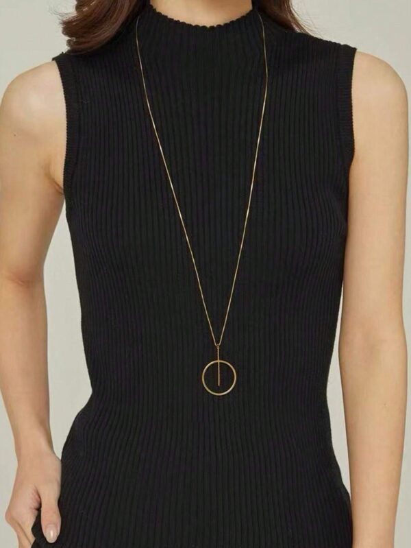 Collier Géométrique Zirconium
