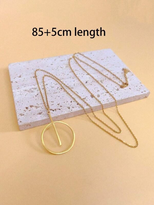 Collier Géométrique Zirconium – Image 4