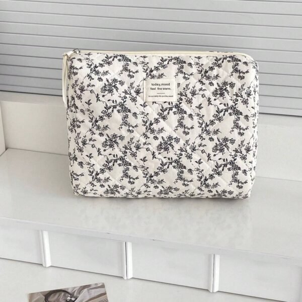 1 pc Sac maquillage floral coréen – Image 4