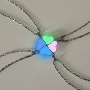 4 Bijoux Trèfle Lumineux