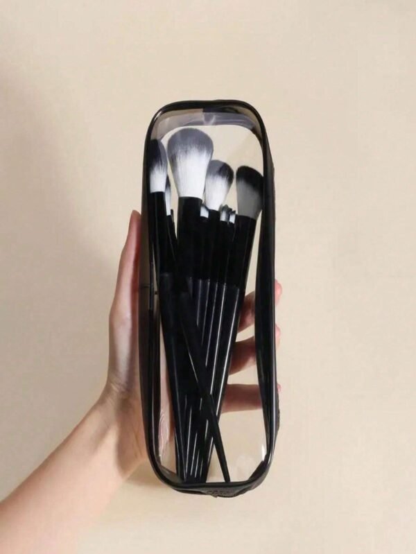 1 pc sac maquillage maille PVC – Image 6