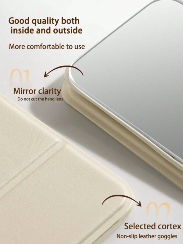 1 pc Miroir maquillage pliable – Image 4