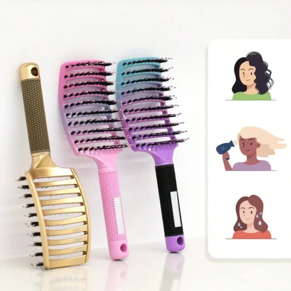 Brosse humide soies sanglier