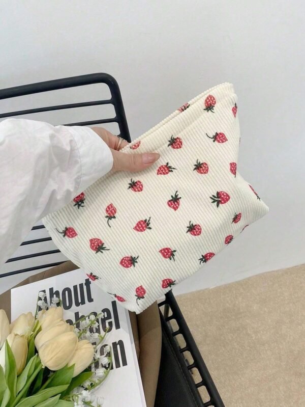 1 pc Sac maquillage velours simple – Image 20