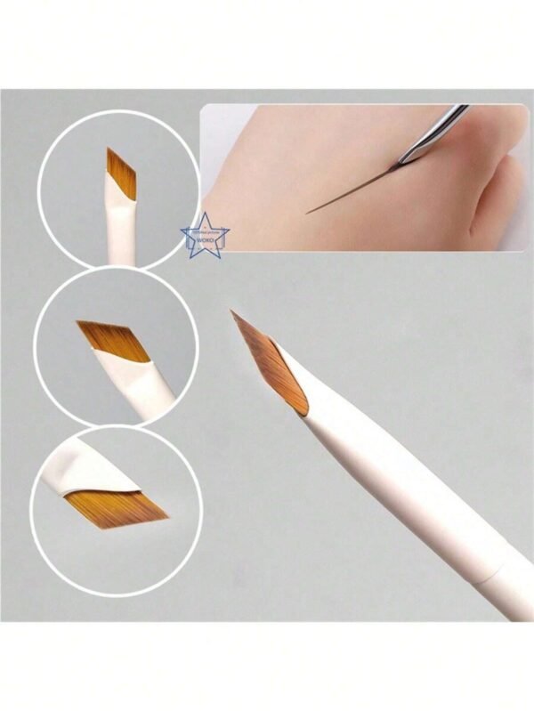 1 pcs pinceau eyeliner lame blanc