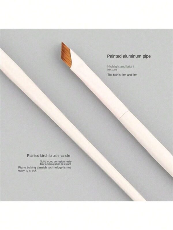 1 pcs pinceau eyeliner lame blanc – Image 4