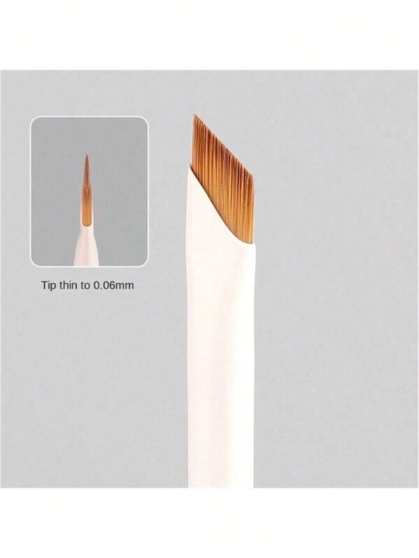 1 pcs pinceau eyeliner lame blanc – Image 6