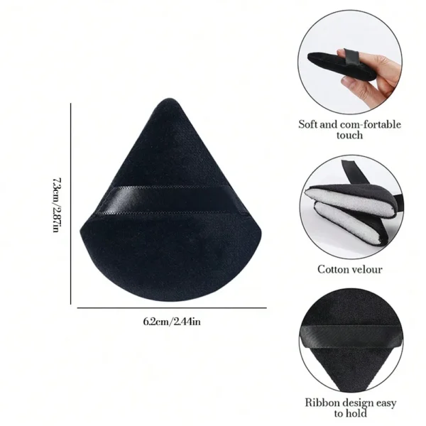 6 pcs houppettes poudre visage – Image 4