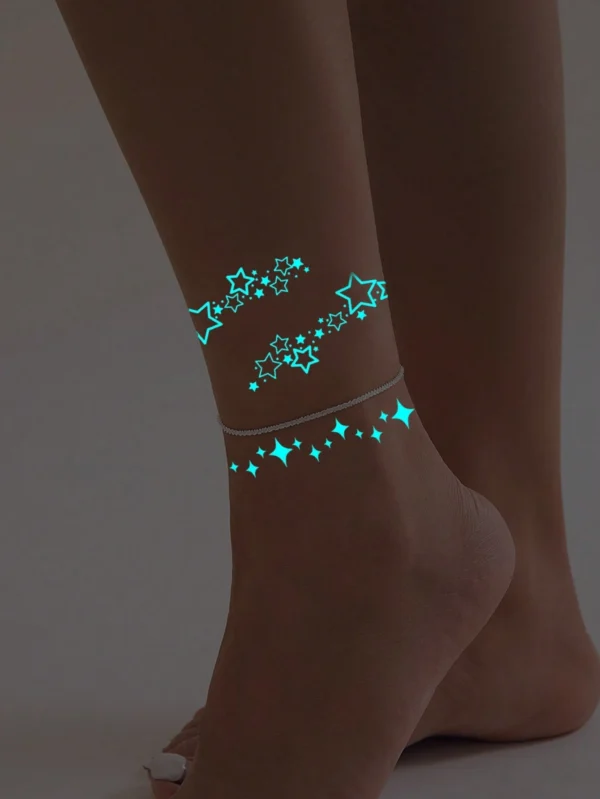 1 pc tatouage œil blanc – Image 5