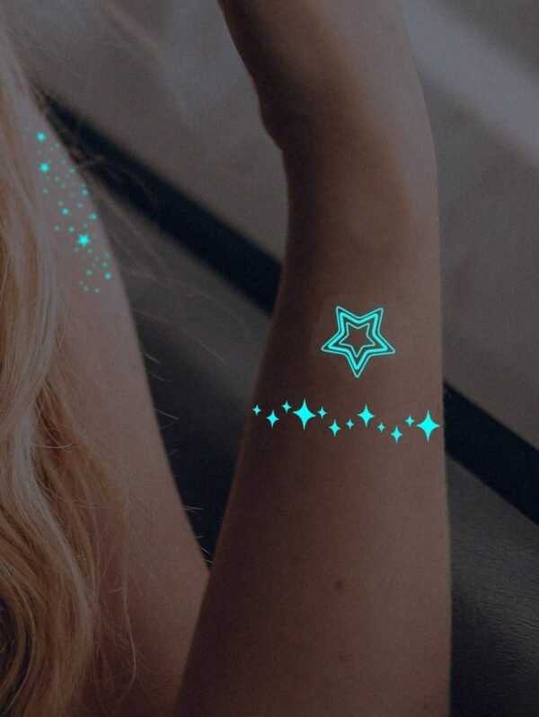 1 pc tatouage œil blanc – Image 6
