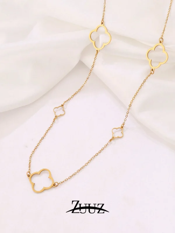 Collier Trèfle Feuilles Dé – Image 13