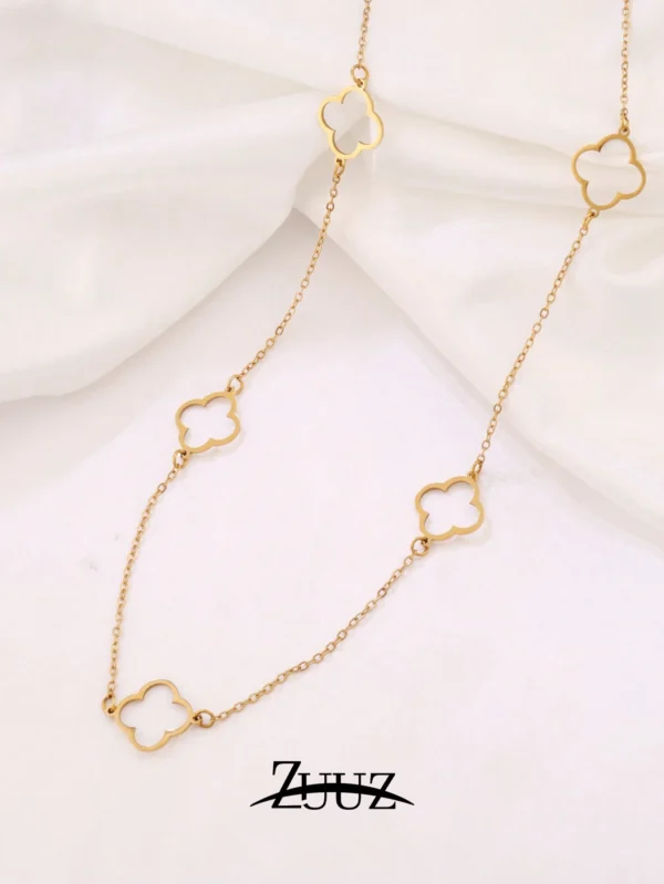 Collier Trèfle Feuilles Dé – Image 14