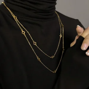 Collier Flal Creux Long