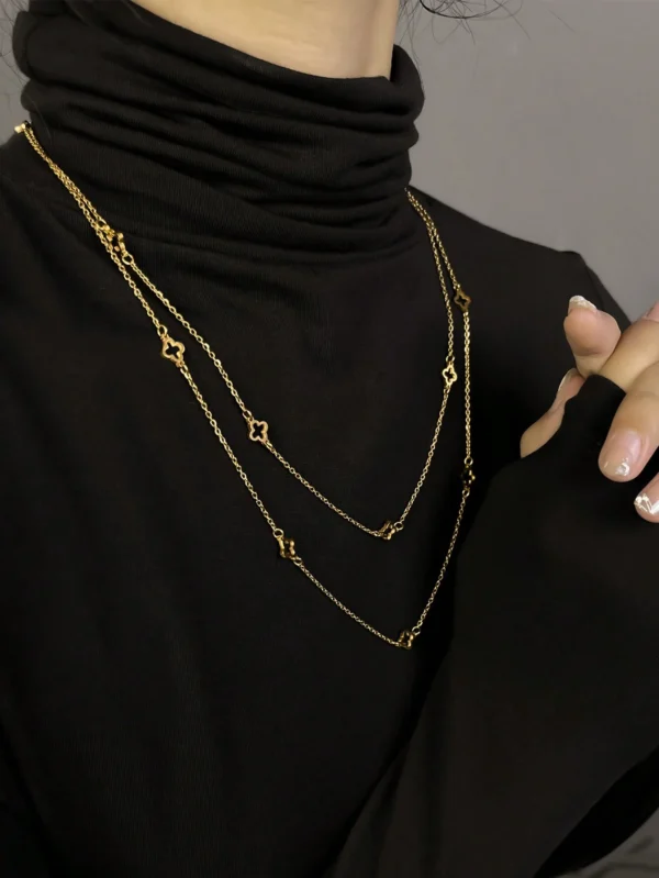 Collier Flal Creux Long – Image 2
