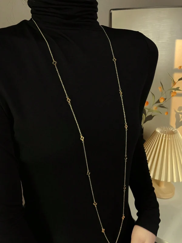 Collier Flal Creux Long – Image 3