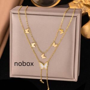 Collier Papillon Coquillage