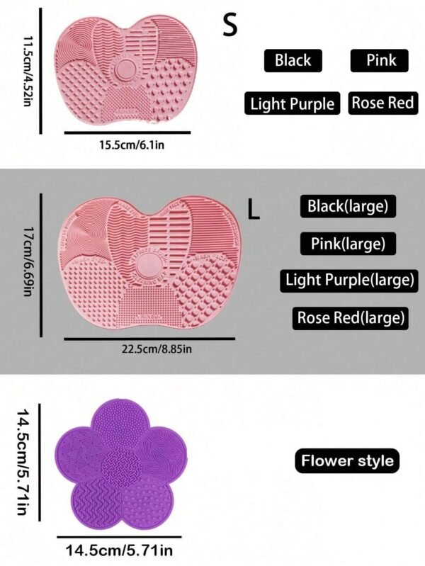 1 pcs tampon silicone nettoyage pinceaux – Image 3