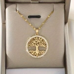1 Collier Arbre Vie Zircon