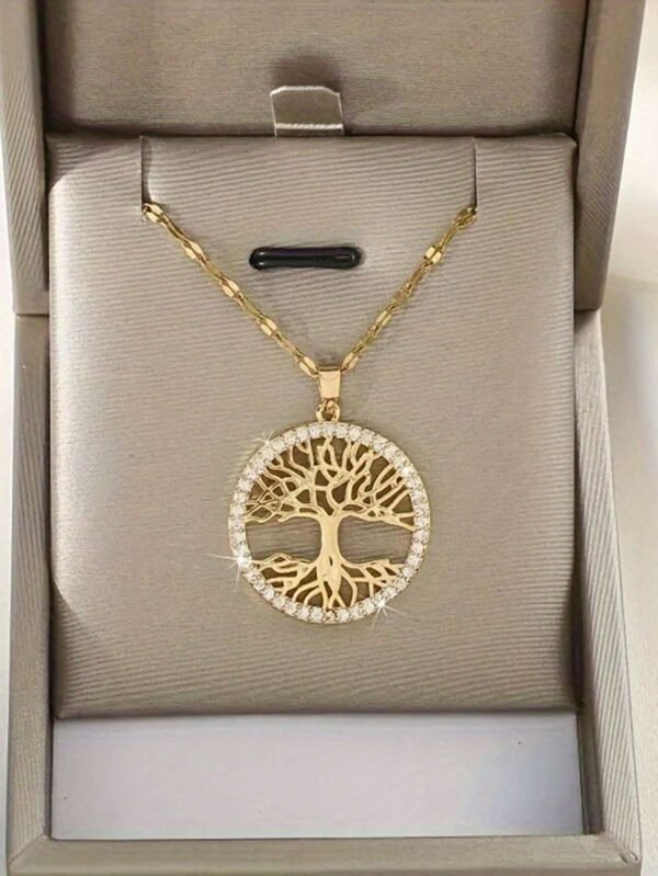 1 Collier Arbre Vie Zircon