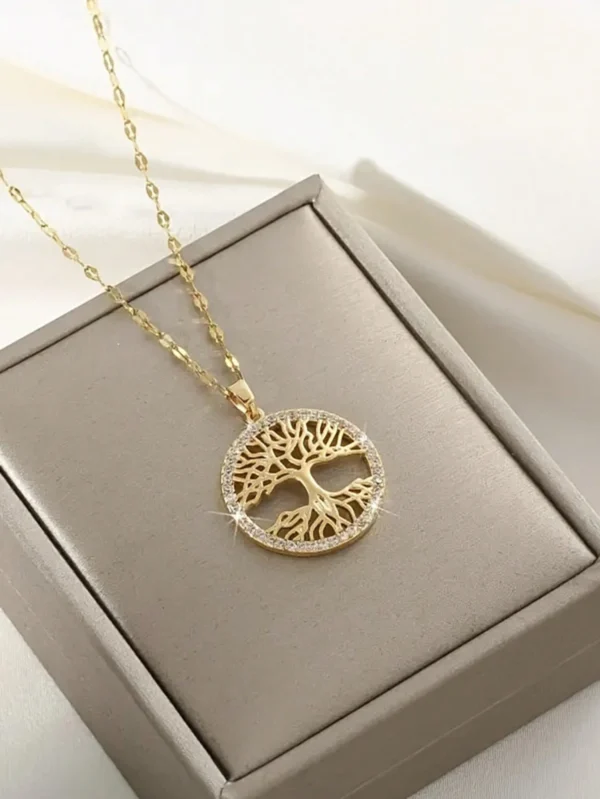 1 Collier Arbre Vie Zircon – Image 3