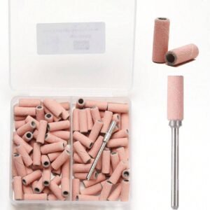 80 pcs bandes ponçage roses