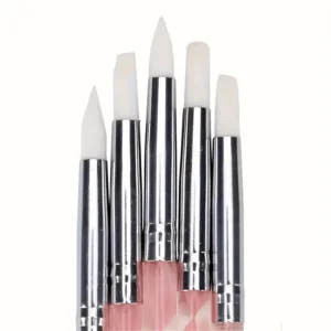 5 pcs pinceaux silicone double