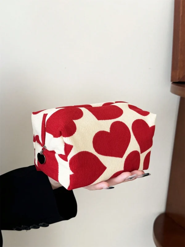 1 pc Sac cœur rouge voyage