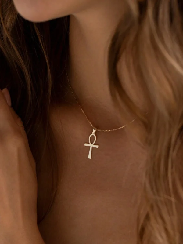 Collier croix Ankh dé – Image 2
