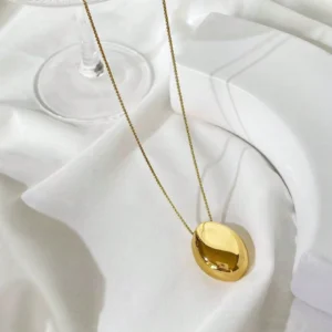 Collier Perle Ovale