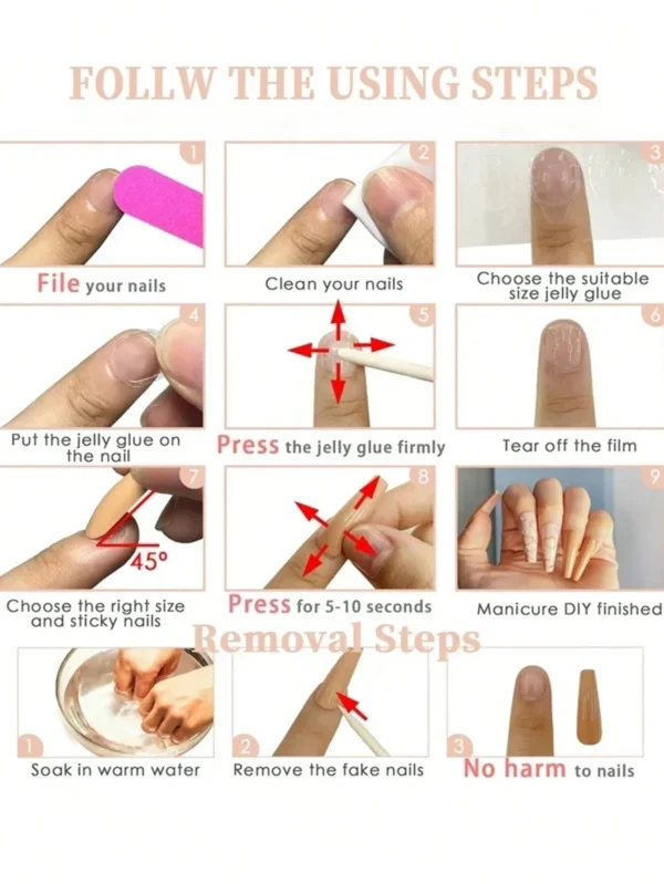 10 pcs stickers ongles 3D – Image 10