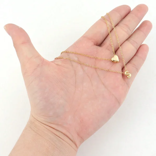 2 Colliers Superposés Cœur – Image 3