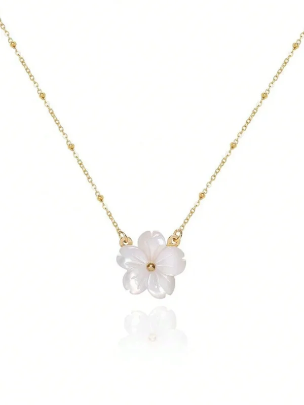 1 Collier Fleur Coquille – Image 5