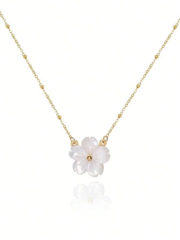 1 Collier Fleur Coquille – Image 12