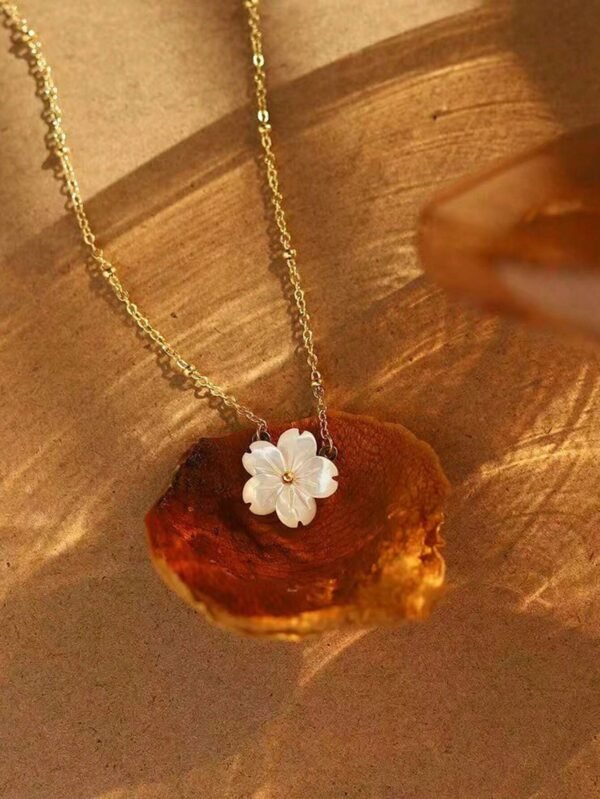 1 Collier Fleur Coquille – Image 9
