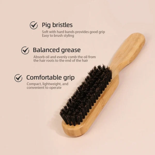 Brosse barbe soies bambou – Image 3