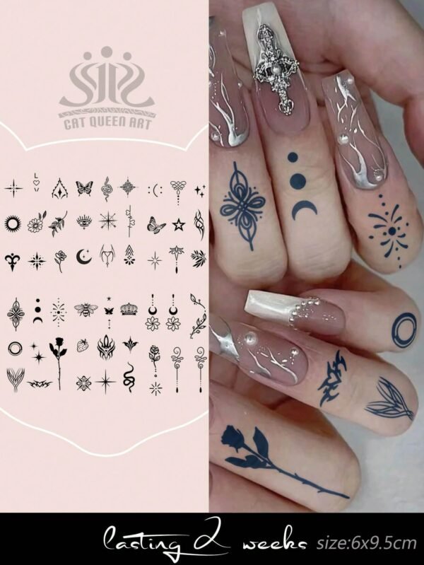 6 pcs tattoos mini fruits