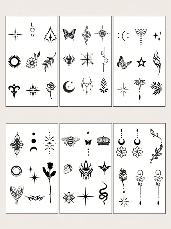 6 pcs tattoos mini fruits – Image 7